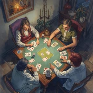 Sảnh game bài FY88 với bàn bài nhiều người chơi